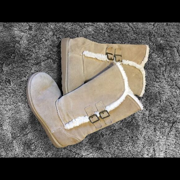 Vintage pull on Winter Boots Size 7 - Picture 1 of 10